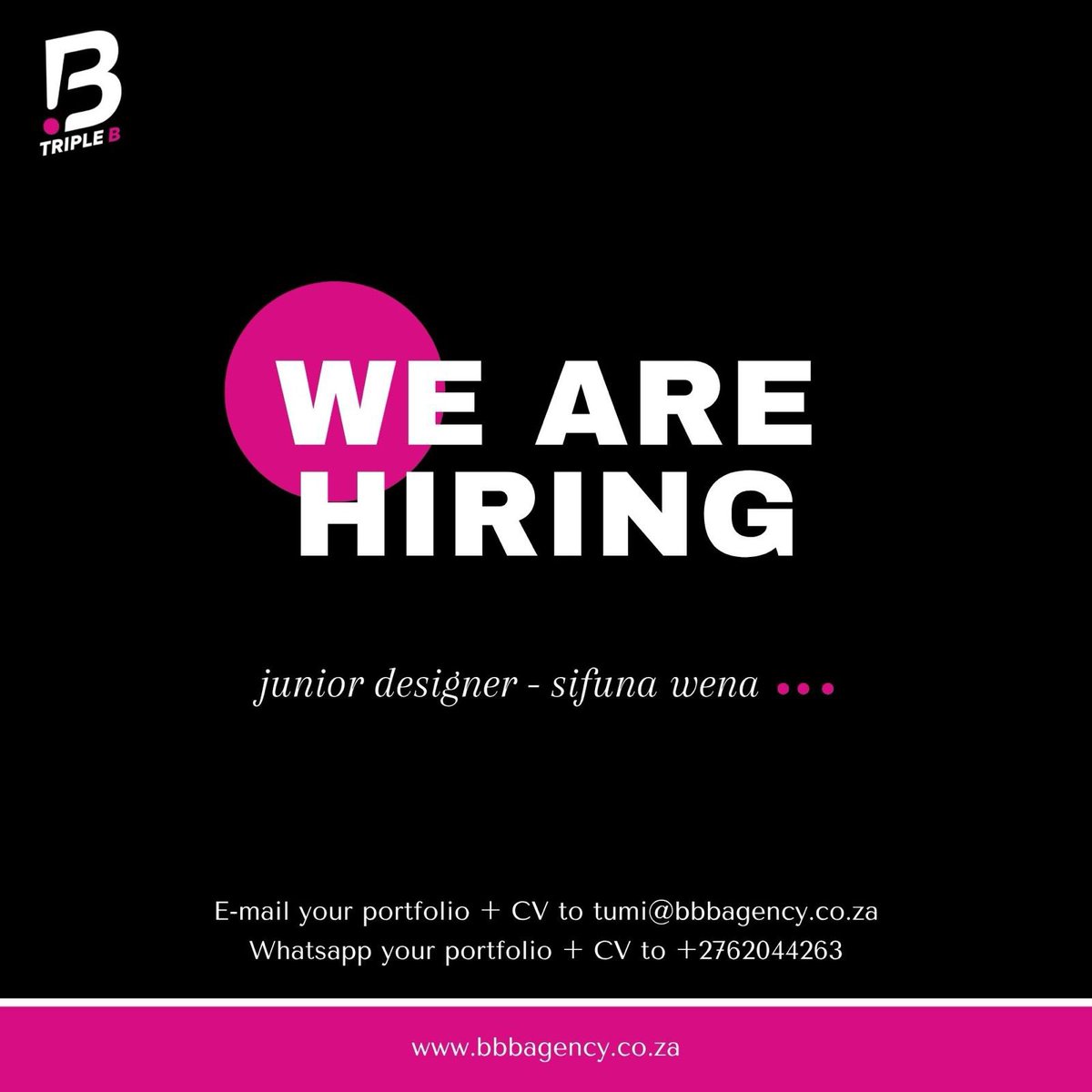Tag your graphic designer friends!!

#JobSeekersSA