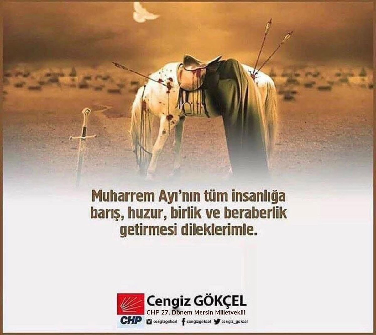 Muharrem ayının insanlığa sevgi, barış ve bereket getirmesini dilerim.
Tutulan oruçlar, yapılan hayırlar hak katında kabul olsun.

#MuharremAyı