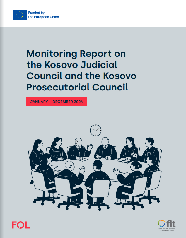Lëvizja FOL (@folmovement) on Twitter photo 📢 Out Now: Monitoring Report on the Meetings of the Kosovo Judicial Council and the Kosovo Prosecutorial Council (January – December 2024) 
Read it here: levizjafol.org/wp-content/upl… 
🤝Supported by <a href="/EUKosovo/">European Union in Kosovo</a> 📢 Out Now: Monitoring Report on the Meetings of the Kosovo Judicial Council and the Kosovo Prosecutorial Council (January – December 2024) 
Read it here: levizjafol.org/wp-content/upl… 
🤝Supported by <a href="/EUKosovo/">European Union in Kosovo</a>