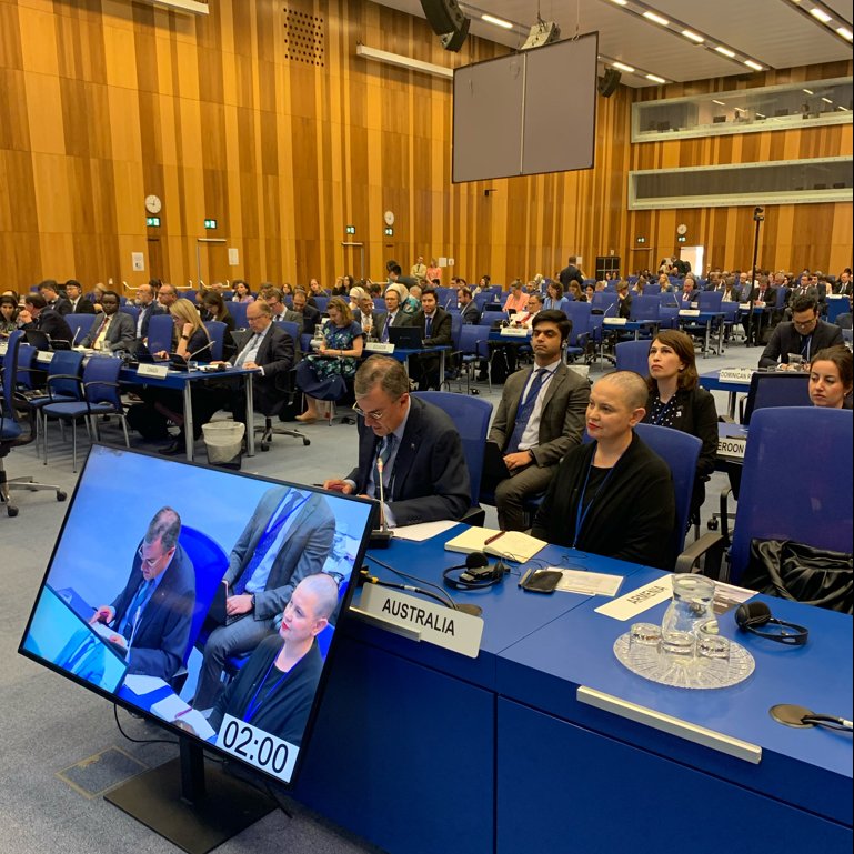 AusAmbVIE's tweet image. The 🇦🇺 delegation is in Vienna shaping the development of international space governance at the 68th Committee on the Peaceful Uses of Outer Space.