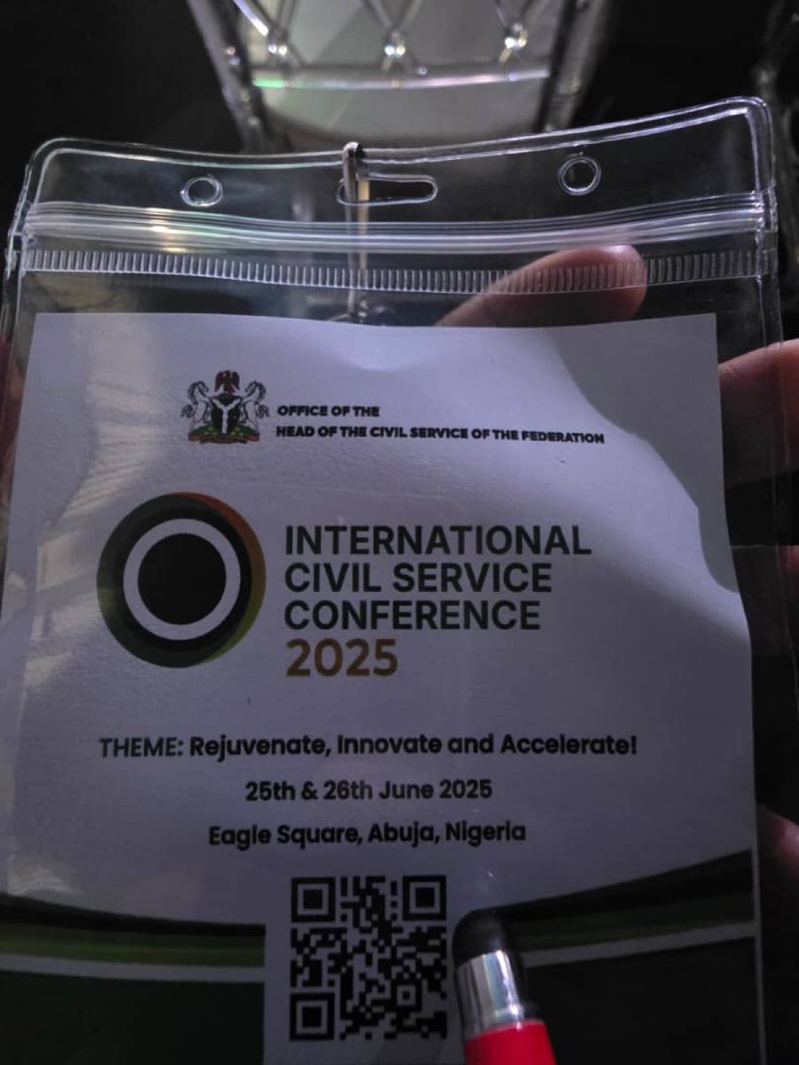 Just in;

The International Civil Service Conference will be live in Abuja today, the event is being hosted by the FG. President Bola Ahmed Tinubu will be in attendance with the Minister of Interior, Hon. Olubunmi Tunji-Ojo, as one of the speakers!

#BTOforRenewedHope