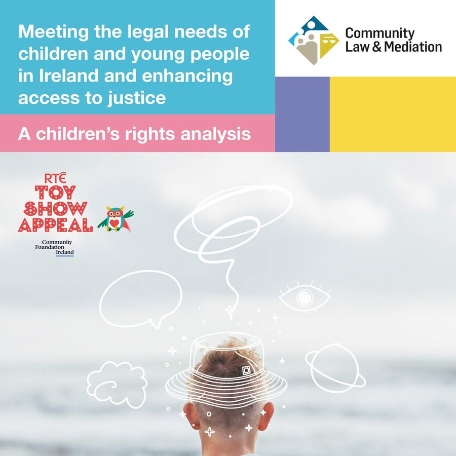 This month, we launched a landmark Report which sets out a blueprint for meeting the legal needs of children and young people in Ireland into the future:
tinyurl.com/yc2xak7m

Written by children’s rights expert Róisín Webb, this Report was commissioned by Community Law &amp;
