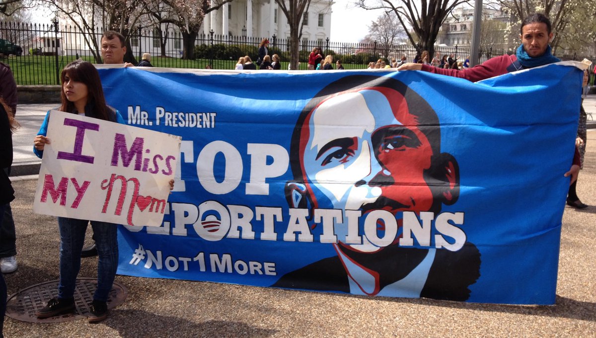 PatrioticBrit1's tweet photo. @fSFCFranks @bennyjohnson Oh there were indeed many protests against Obama when in office. Especially over his deportations of illegal aliens. Don’t you remember? https://t.co/VNgli0qmWt