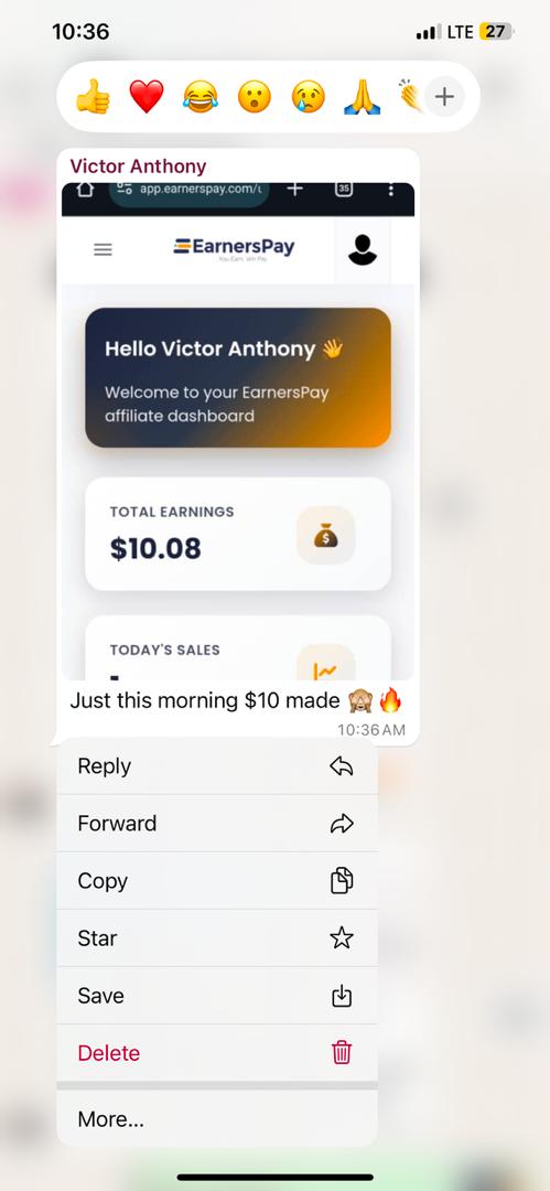 BoscoJ5288's tweet photo. My students are really printing money online and you're still procrastinating? Why not comment "teach" on the comment section to get access to this life changing opportunity 🥰💰💸
Thanks @earnerspay @ambprogram https://t.co/zz7XvlGGwC