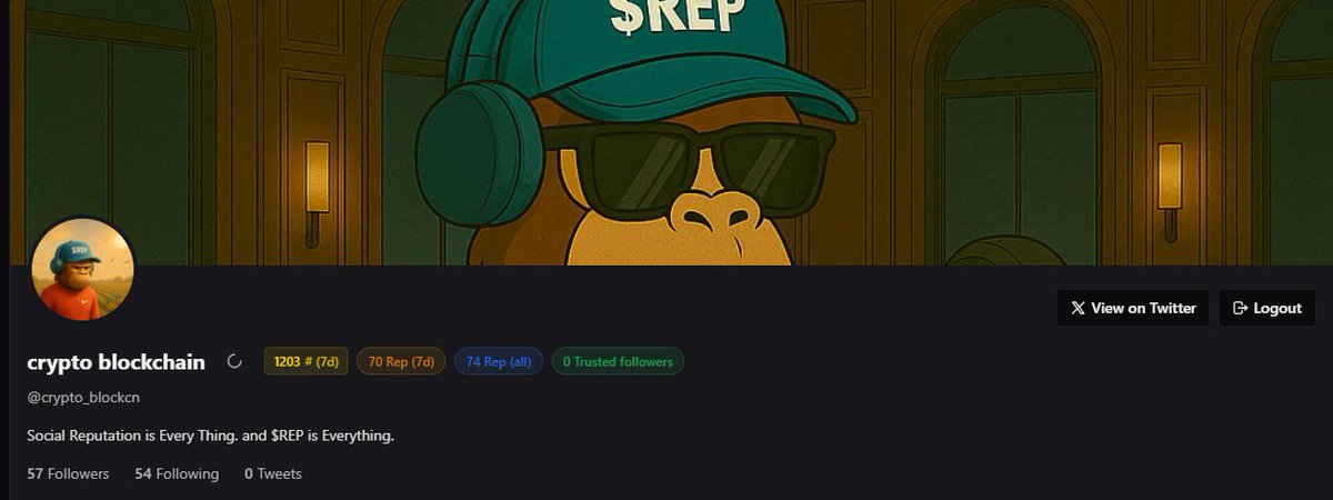 crypto_BlockCN's tweet photo. This is Day 7 of Showing My $REP Score and My Rank on @GiveRep Leaderboard.  

Today I have Total 70 $REP and not Increase $REP By previous Day. 

 My Rank is Now in 7D Leaderboard = 1203   Let's See what Happen Next Day. 

 To See My @GiveRep Journey Must Follow Me.. https://t.co/gMU2TUw5DE