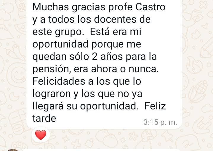 ProfeCastroCO's tweet photo. El éxito de nuestros colegas (+90% de aprobados en ascenso 2024!) es prueba de que ¡SÍ SE PUEDE! 🔥 Su logro es tu inspiración. Si ellos pudieron, ¡TÚ TAMBIÉN! ¿Listo/a para triunfar? 👨🏫 #ComunidadDocente #ÉxitoEducativo #ProfeCastro https://t.co/d5mT00Vd9H