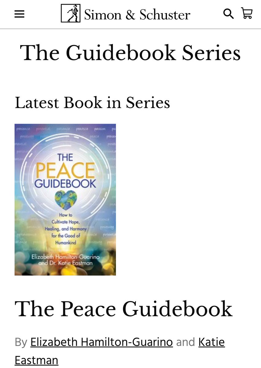 It's exciting to see my books come together as a series! Have you read any of the titles in The Guidebook Series? ❤️📚 simonandschuster.com/series/The-Gui… 
Book 1: The Change Guidebook 
Book 2: The Success Guidebook 
Book 3: The Peace Guidebook (co-author Dr. Katie Eastman, Psy.D, LICSW)