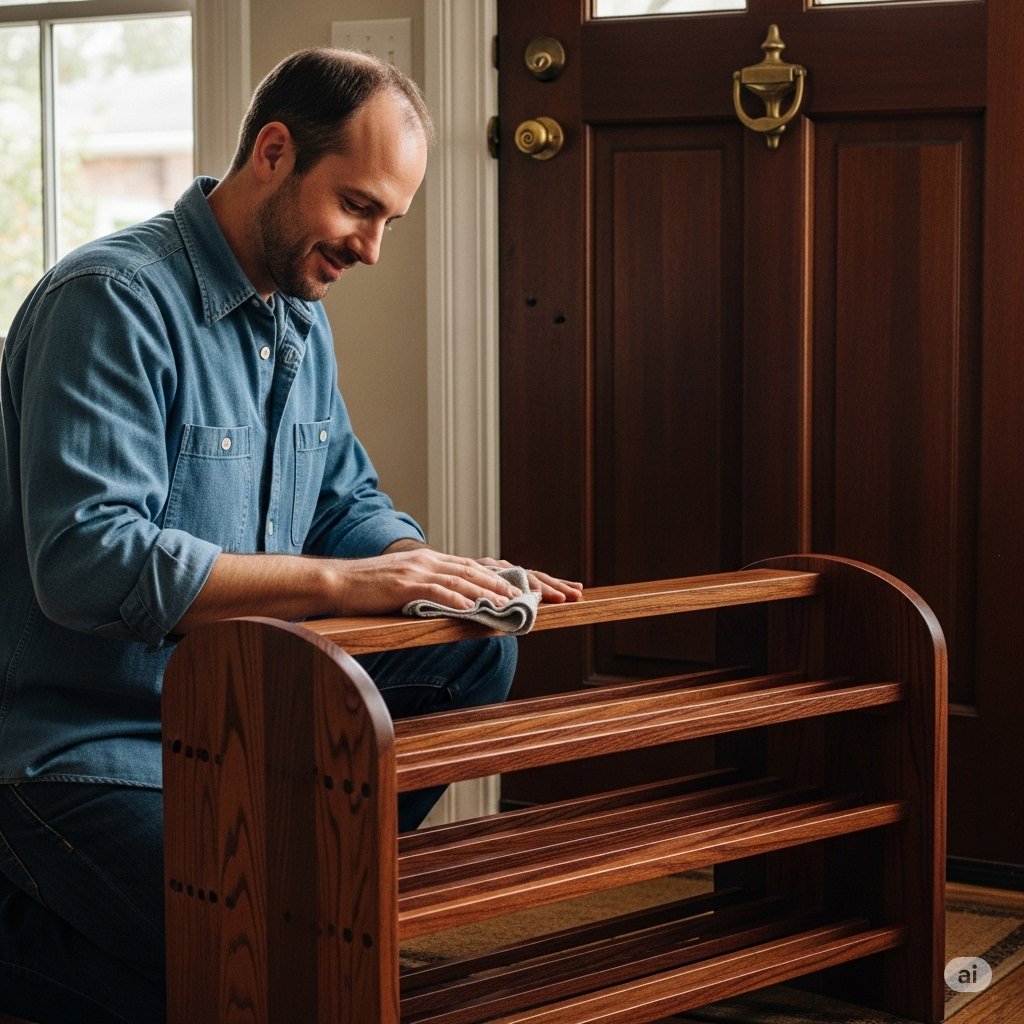 LignoLuxe's tweet image. Wood Shoe Rack Gets a Beautiful Polish Touch
#DIYWoodProjects #WoodworkingCommunity #FurnitureMakeover #HomeImprovement #WoodCare #ShoeStorage #Craftsman #SmallBusiness #TwitterDIY #WoodFinish #HomeStyling #Upcycle #Restore #WoodLove #OrganizeYourHome #DIYIdeas #WoodCraft