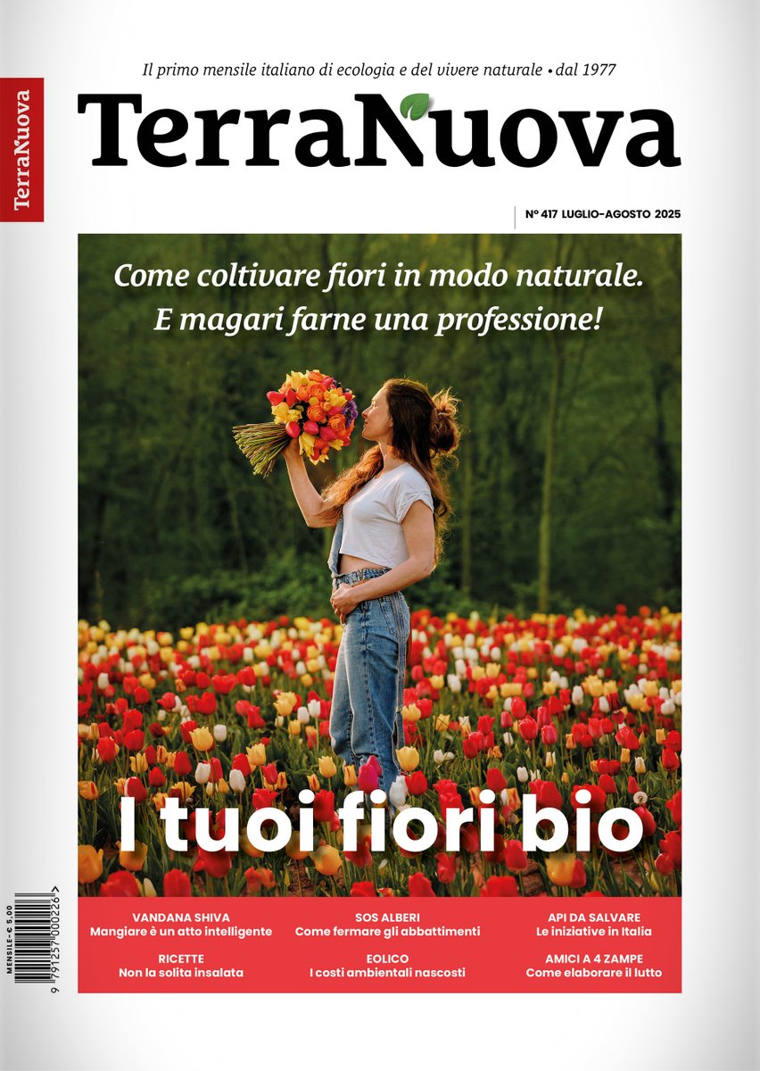 È uscito il numero di luglio-agosto della rivista Terra Nuova. Lo trovi in edicola, nei negozi bio e qui 👉terranuovalibri.it/fascicolo/dett… #fiori #giardino <a href="/NavdanyaInt/">Navdanya International</a> <a href="/lindamaggiori/">linda</a>