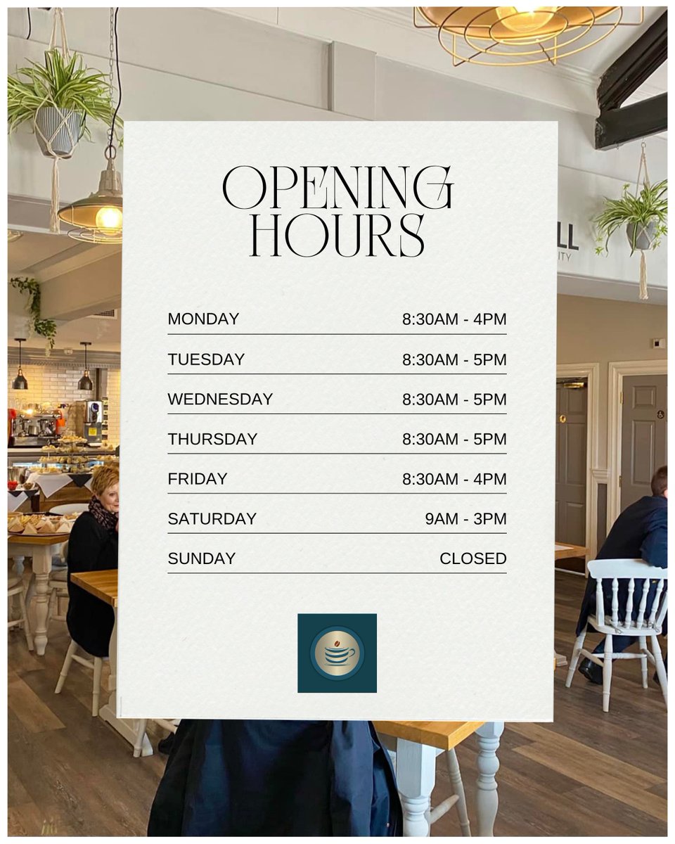 We’re delighted to announce that our community café is now officially back up and running and open to the public again, with Beans To Coffee as the new permanent residents of the café 🥳

The café will be open 6 days a week from Monday – Saturday and will be serving delicious