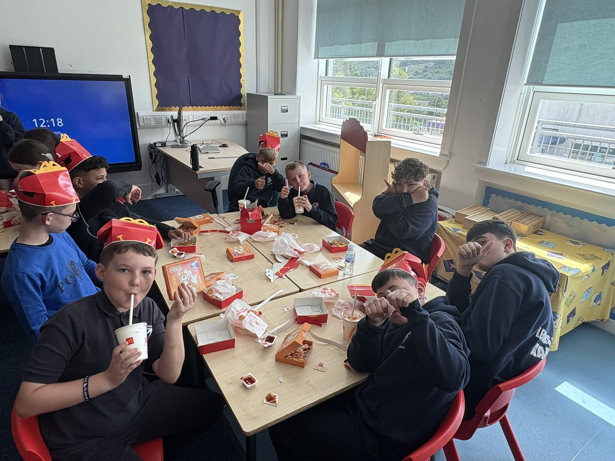 P7 with Miss Mazzoni (@missmazzonista) on Twitter photo Huge thanks to our wonderful PTA for the McDonaldβs lunch today! P7 really enjoyed the treat β what a delicious way to fuel our afternoon! ππ <a href="/saintandrewsps/">Saint Andrew's Primary</a> Huge thanks to our wonderful PTA for the McDonaldβs lunch today! P7 really enjoyed the treat β what a delicious way to fuel our afternoon! ππ <a href="/saintandrewsps/">Saint Andrew's Primary</a>