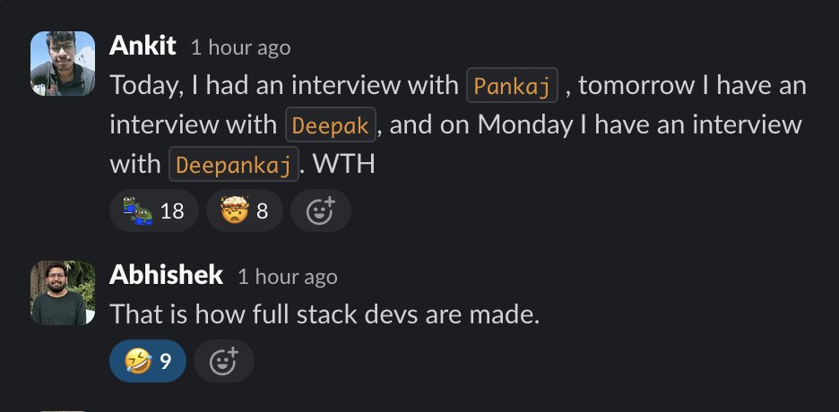 This needs a bigger audience than our internal slack!