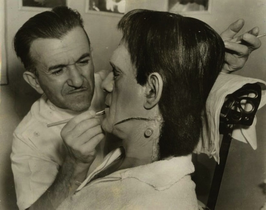 goldenagefilm's tweet photo. Some more great #BTS photos from Boris Karloff’s classic 1931 breakout horror film, Frankenstein. https://t.co/vvANzyKgjw