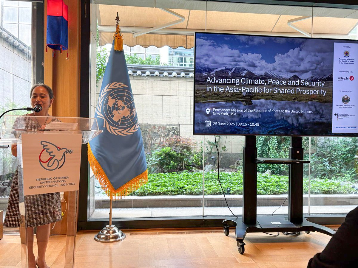 Shoko Noda (@shokonoda) on Twitter photo Are you feeling 🥵 from NY heatwave🗽?
This is exactly what I experienced in 🇮🇳 for months every year.
Climate change affects peace & security. We need urgent action, esp in #AsiaPacific, home to 2/3 of 🌍 population.
Grateful to 🇰🇷<a href="/ROK_Mission/">Republic of Korea Mission to the UN🇰🇷🇺🇳</a> for the engaging dialogue 🙏🏻 Are you feeling 🥵 from NY heatwave🗽?
This is exactly what I experienced in 🇮🇳 for months every year.
Climate change affects peace & security. We need urgent action, esp in #AsiaPacific, home to 2/3 of 🌍 population.
Grateful to 🇰🇷<a href="/ROK_Mission/">Republic of Korea Mission to the UN🇰🇷🇺🇳</a> for the engaging dialogue 🙏🏻