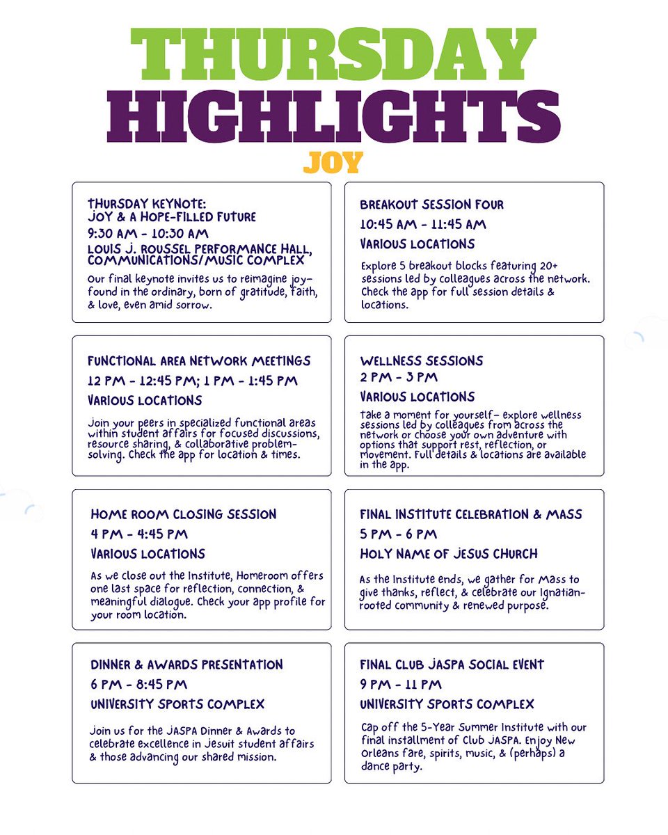 It’s the final day of #JASPA2025, and we’re embracing the theme of Joy. May today invite us to reimagine joy, found in the ordinary and rooted in gratitude, faith, &amp; love.