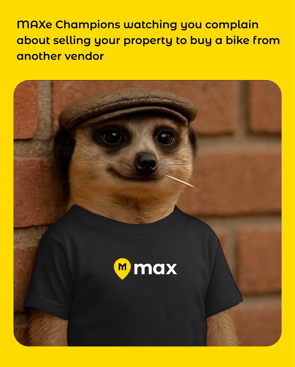 maxdrive_ai's tweet photo. This life is not hard.
We told you.
But you chose to carry coconut on your head.
Join the soft life gang.
Become a MAXe Champion today.
#MAX #MAXe #sustainablemobility https://t.co/9OqN03uSP3