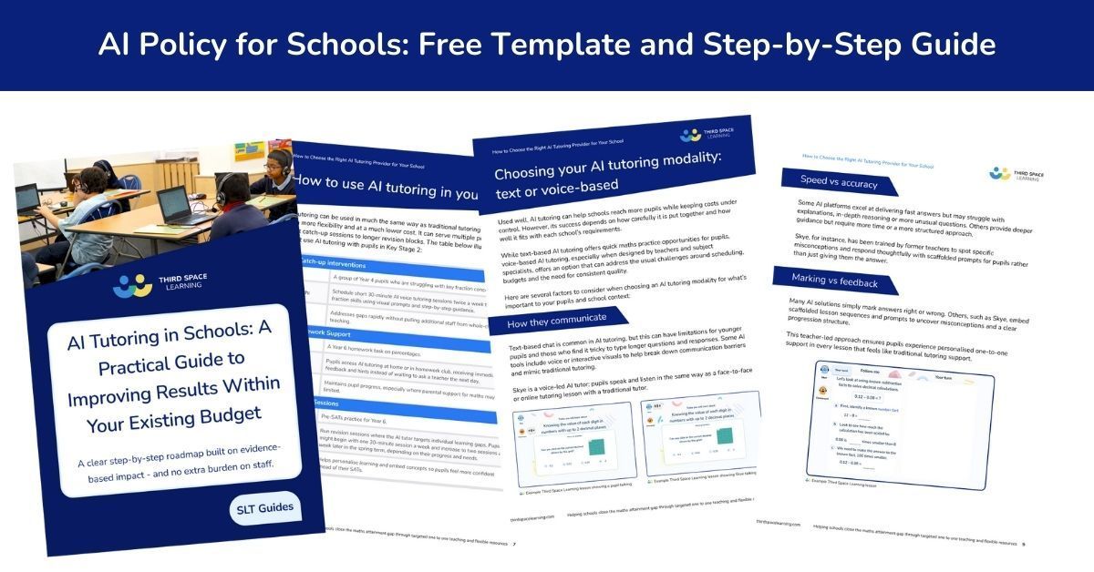 The use of AI in schools is on the rise and school leaders need clear guidelines in the form of AI policies…
This handy guide explains how to draft the AI policy that your school needs to introduce these tools safely and responsibly 👉 buff.ly/saCLiBQ