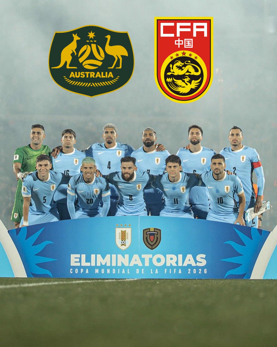 Mística Uruguaya (@misticauruguaya) on Twitter photo 🇺🇾🚨 ATENCIÓN las selecciones de China y Australia serán los rivales de URUGUAY en la gira por Asia el mes de octubre.
AUF ya trabaja en los rivales de la fecha FIFA de noviembre.
Vía <a href="/ElEspectadorUy/">El Espectador Deportes 🔊</a> 🇺🇾🚨 ATENCIÓN las selecciones de China y Australia serán los rivales de URUGUAY en la gira por Asia el mes de octubre.
AUF ya trabaja en los rivales de la fecha FIFA de noviembre.
Vía <a href="/ElEspectadorUy/">El Espectador Deportes 🔊</a>