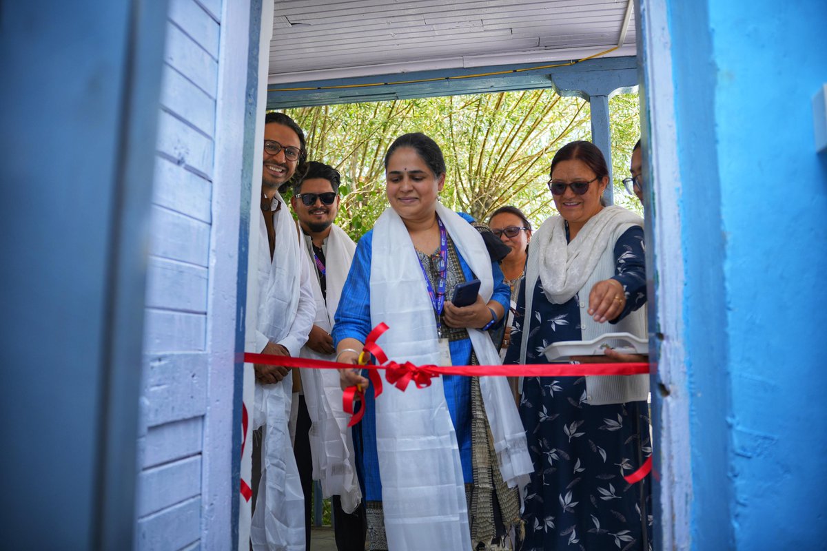 chiragbhandari's tweet photo. In a bold leap toward equitable, 21st-century education, we’ve inaugurated cutting-edge STEAM Labs at the Government Higher Secondary School (Boys) and Girls Higher Secondary School in Leh, Ladakh - one of India’s most remote Himalayan regions.

Until recently, learning here was largely chalkboard-based. Today, students are immersed in hands-on discovery - designing electronic circuits, coding microcontrollers, printing 3D models, and experimenting with renewable energy systems.

We're grateful to @_sbisecurities for bringing this vision to life!

#STEAMforAll #EnnobleImpact #CSRIndia