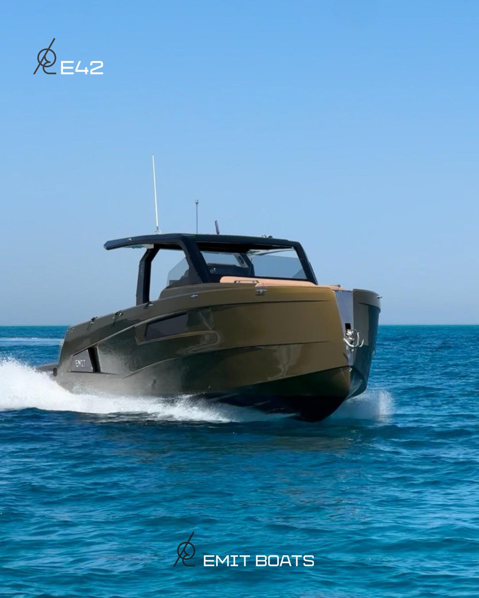 emitboats's tweet photo. Bold in form. Smooth in motion.
The E42 isn’t just a boat—it’s presence, performance, and prestige in one. https://t.co/0o8zs9YIFY