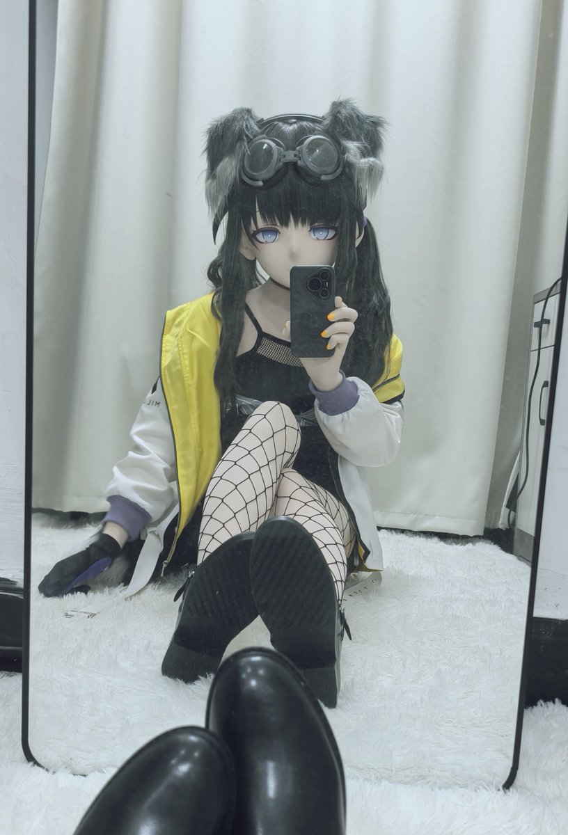 呆呆的狗
（衣服拖了好久呜呜）
#kigurumi 
#着ぐるみ
