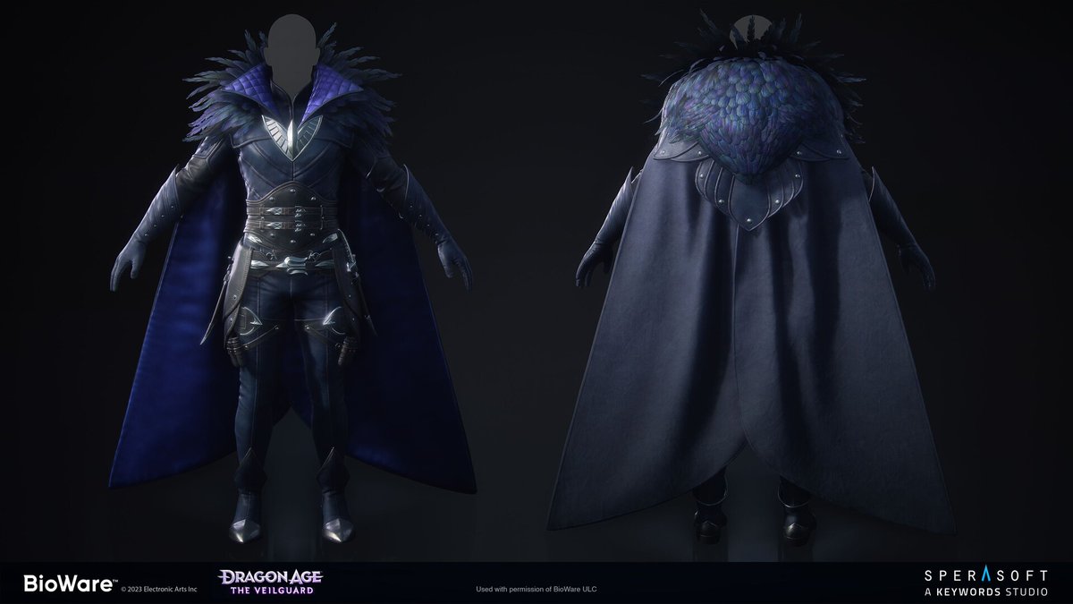 As many players say, the duelist rogue is the best specialization in <a href="/dragonage/">Dragon Age</a>: The Veilguard. We can’t say for sure if that’s true — but the crow rogue armor is an absolute blast! 💥 

And we’re excited to share some of our art pieces for <a href="/bioware/">BioWare</a>' Dragon Age: The Veilguard,