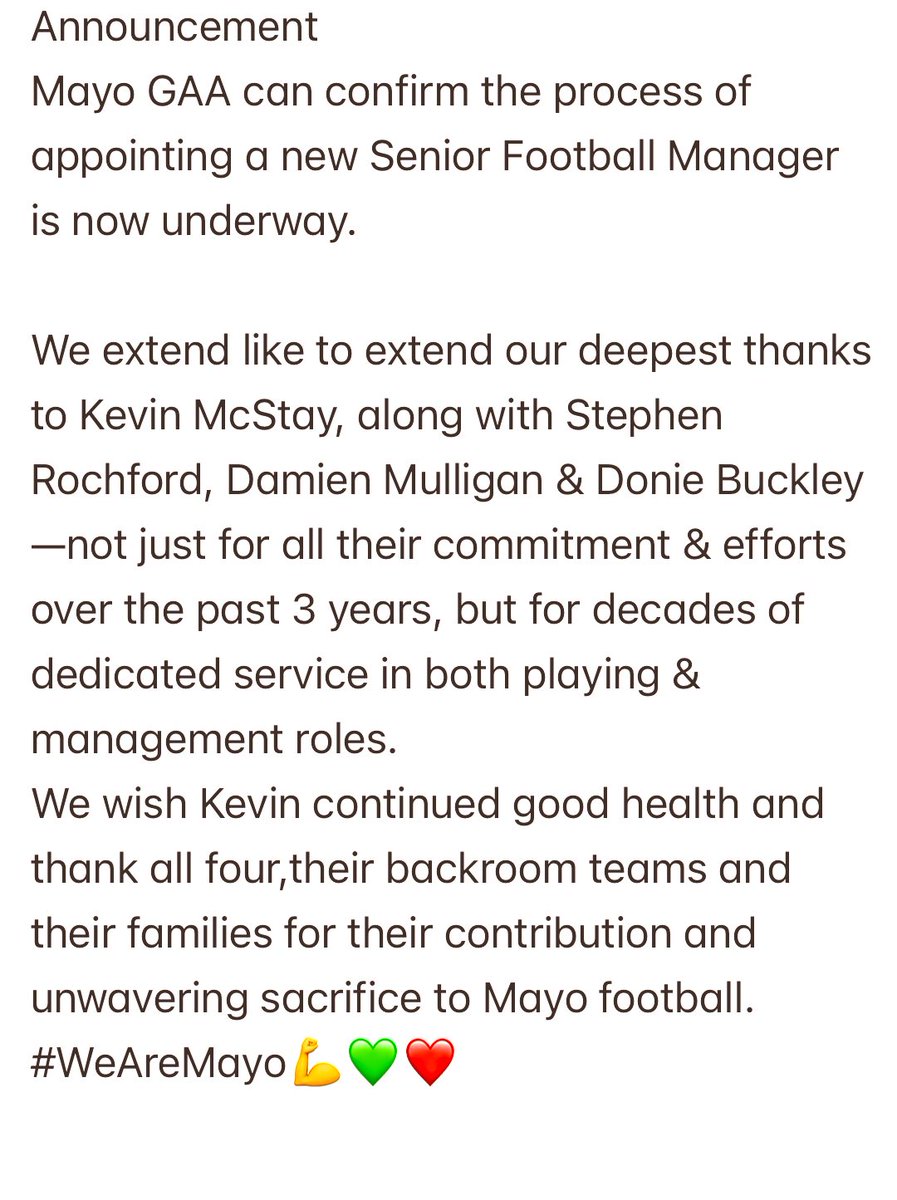 David Brady (@d9bmayo) on Twitter photo 