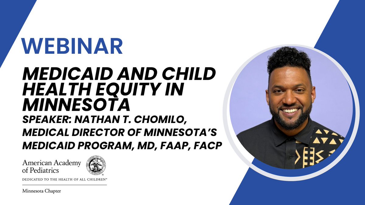 🌟Now Avilable On-Demand!🌟

 Dr. Nate Chomilo as he outlines upcoming changes to Medicaid and what they could mean for Minnesota’s youngest residents. 

Every pediatrician in the state has a stake in this conversation—don’t miss it.
🔗youtube.com/watch?v=Av2CKA…