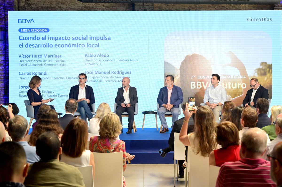 BBVA AM en España (@bbvaam_es) on Twitter photo Desde BBVA Asset Management compartimos un año más los resultados de nuestra Convocatoria Solidaria #BBVAFuturo 2025. 🌍💚 Hoy celebraremos en Valencia el reconocimiento a los 23 proyectos ganadores en un evento con <a href="/CincoDiascom/">CincoDiascom</a>. 📍 Desde BBVA Asset Management compartimos un año más los resultados de nuestra Convocatoria Solidaria #BBVAFuturo 2025. 🌍💚 Hoy celebraremos en Valencia el reconocimiento a los 23 proyectos ganadores en un evento con <a href="/CincoDiascom/">CincoDiascom</a>. 📍