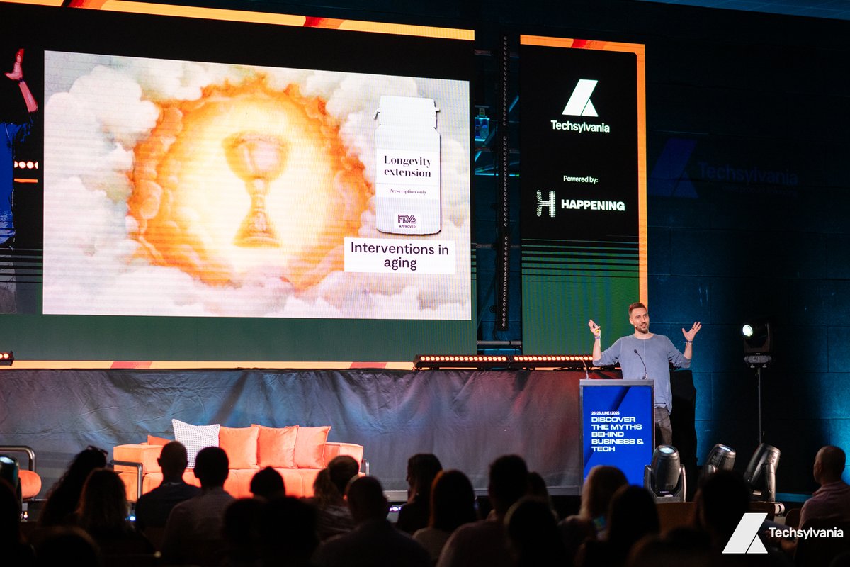 On the Center Stage, Alexey Strygin (Viva City) explored the economics of living longer and why we may need to rethink cities entirely to support it.

A bold vision for urban design, healthspan, and the future of longevity. #Techsylvania2025