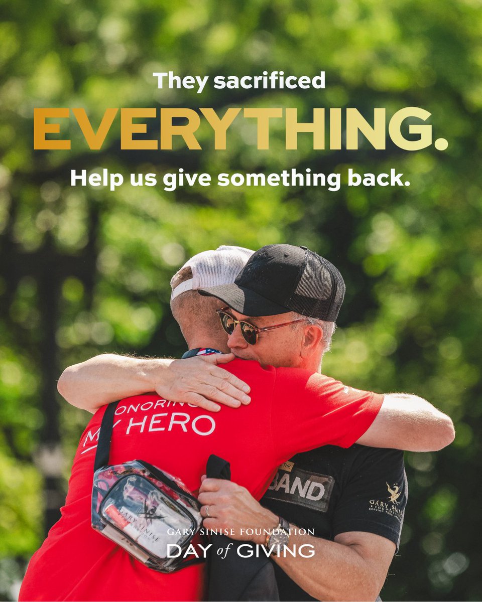 GarySiniseFound's tweet image. We are so excited for our 14th Anniversary Day of Giving MATCH Opportunity! As we approach 14 years of service, we wanted to take a moment to share the impact that you have had on our nation’s heroes, and the families who sacrifice alongside them.
This Memorial Day, we…
