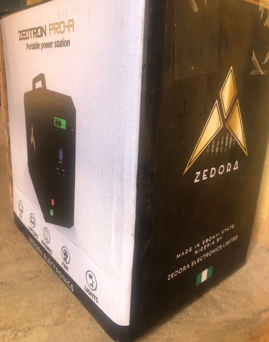 idekwtitg's tweet photo. Just got myself a Zedtron Pro-A power station from Zedora @zikohercules. Even though there are plenty of foreign options out there, I chose to go local. From now on, if there’s a Nigerian-made alternative for what I need, that’s what I’m buying 💯 https://t.co/JG1tBuLH7C