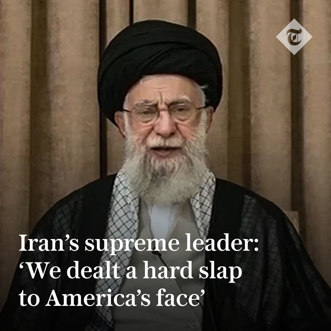 🔴 Ayatollah Ali Khamenei declares victory over Israel and the US in first public comments since ceasefire announced

Find out more ⬇️
telegraph.co.uk/world-news/202…