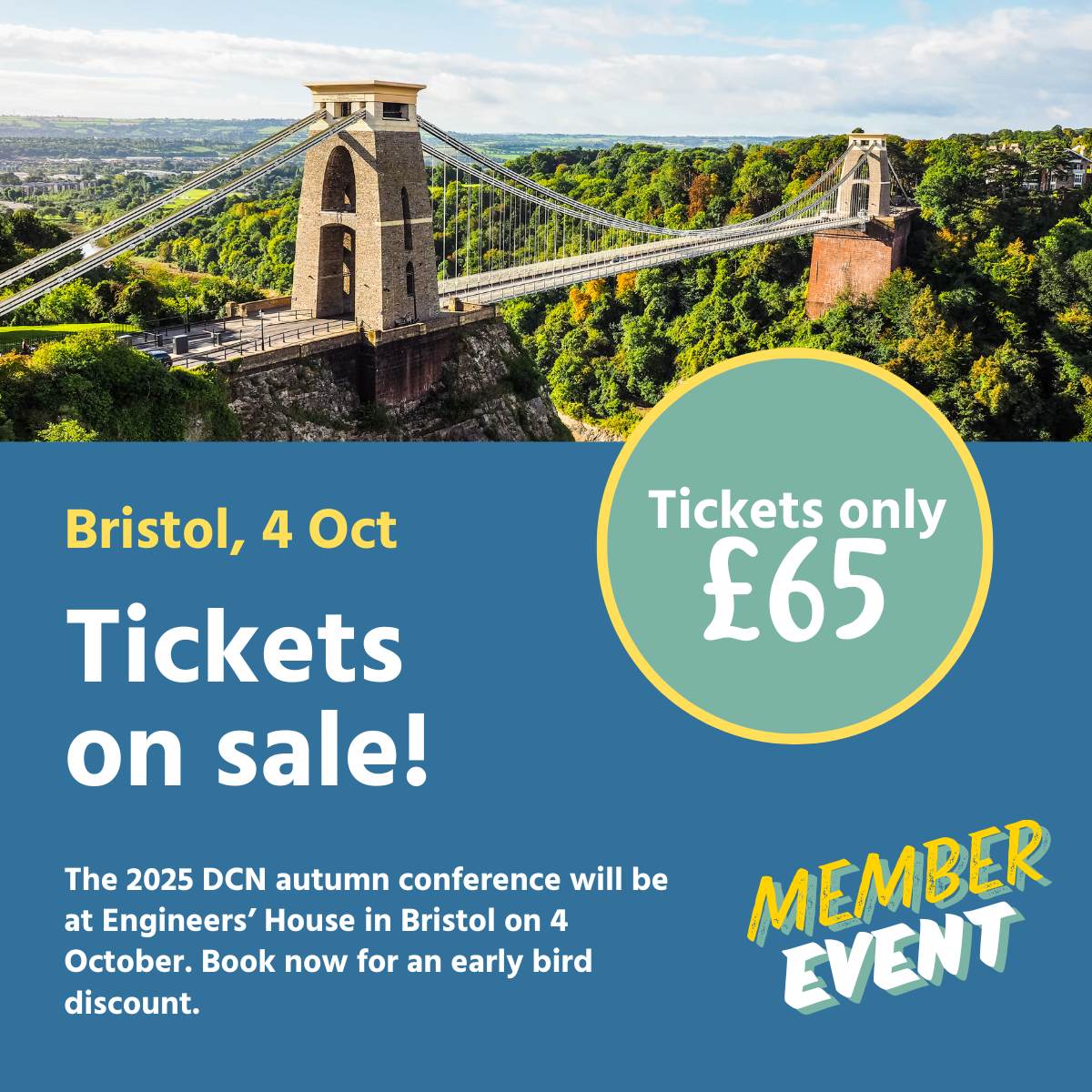 Join us in Bristol for our autumn conference for #donorconception families! Hear personal experiences and meet others

🗓️ 4 Oct 2025, 11am-5pm
📍 Engineers’ House, Clifton, Bristol
🎟️ £65 before 6 Sep
🔗 Book: bookwhen.com/dcn-national-c… 

Limited tickets - book now! 
#donorconceived
