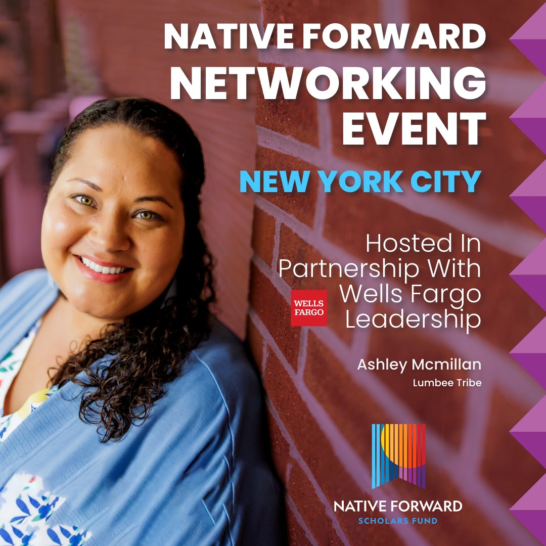 Native_Forward's tweet photo. Join #NativeForward in NYK for an evening of connection, community &amp; celebration!-Wells Fargo–30 Hudson Yards, NY-Thurs, July 17, 2025-5:30–7:30 p.m -With Wells Fargo, Native professionals &amp; students come together in celebrate-https://t.co/to8scfD3LU or alexis@nativeforward.org https://t.co/pSssqIbE4F