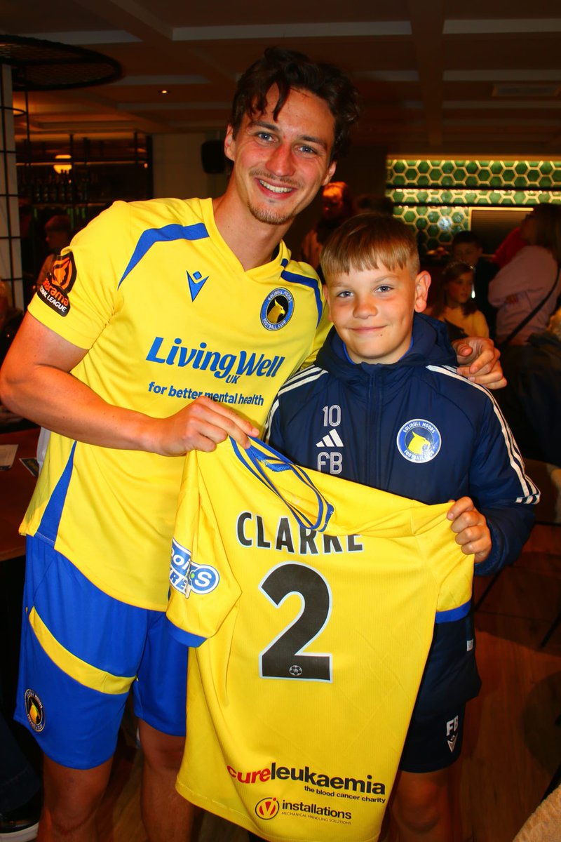 Delighted to have agreed another season of sponsorship for <a href="/James31Clarke/">JamesClarke</a> 💛🙌🏻⚽️ 🐐 #utm #moors /#solihull #Clarkey <a href="/SolihullMoors/">Solihull Moors FC</a>