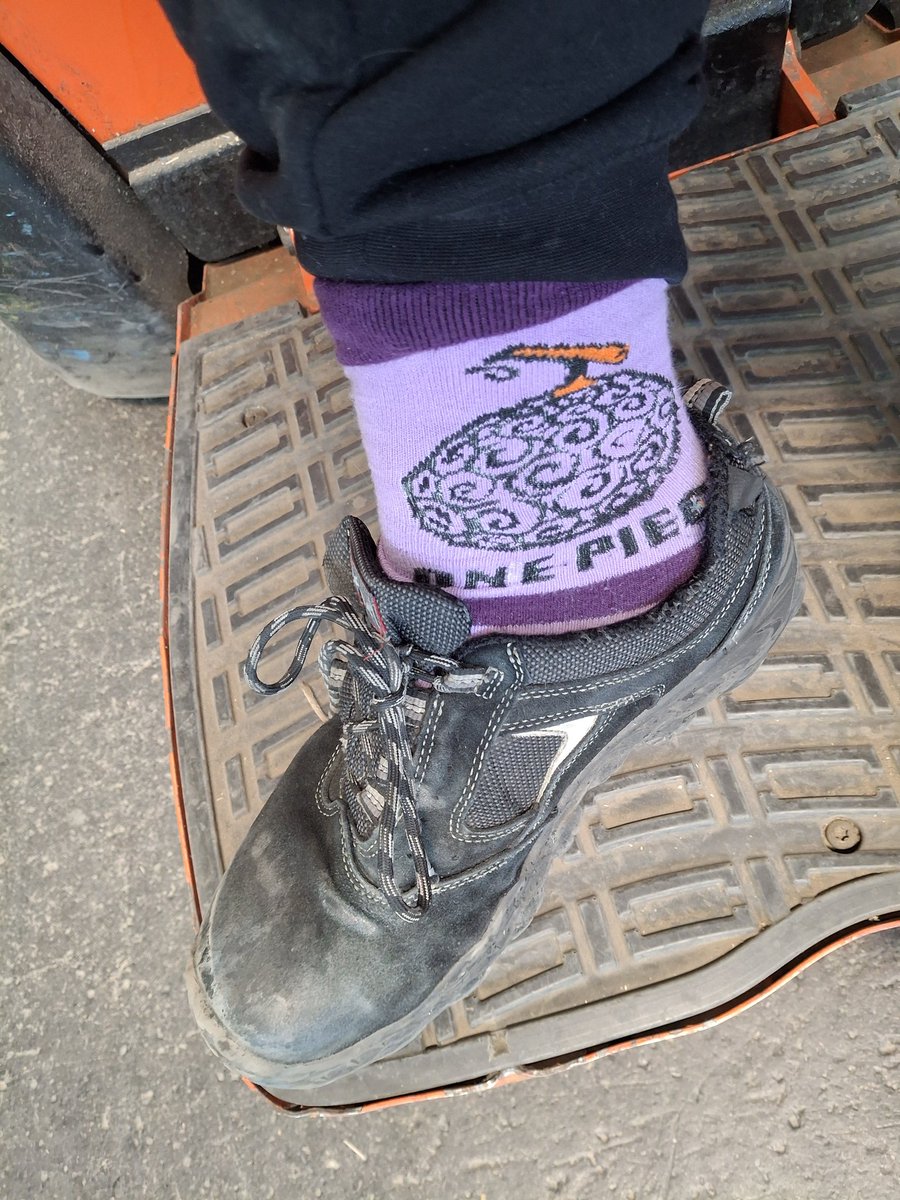 OnePieceGeil's tweet image. Mit One Piece Socken arbeiten ist so heftig geil 🧦👒