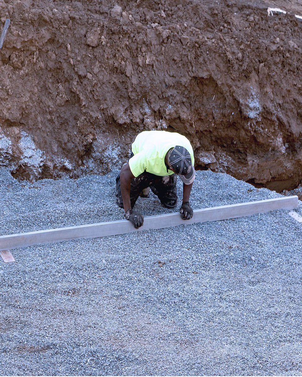 Superior Walls certified installation crews use their expertise and experience in every stage of installation to ensure your foundation is level and strong. #SuperiorWalls #Construction #HomeBuilding #Precast #Crew #Leveling