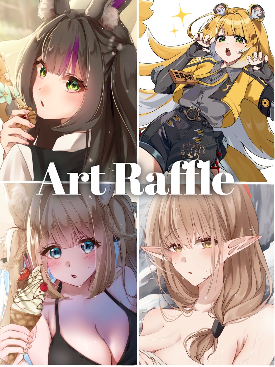 Monaka7290's tweet image. 🎨✨ART RAFFLE✨🎨

One winner of the drawing will receive a half-length illustration with background! 🎁💕

RULE
-follow＋like＋RT
-Please comment with an image showing your character's design

ends on ▶︎ 30 June 2025

We are looking forward to your participation!

 #artraffle
