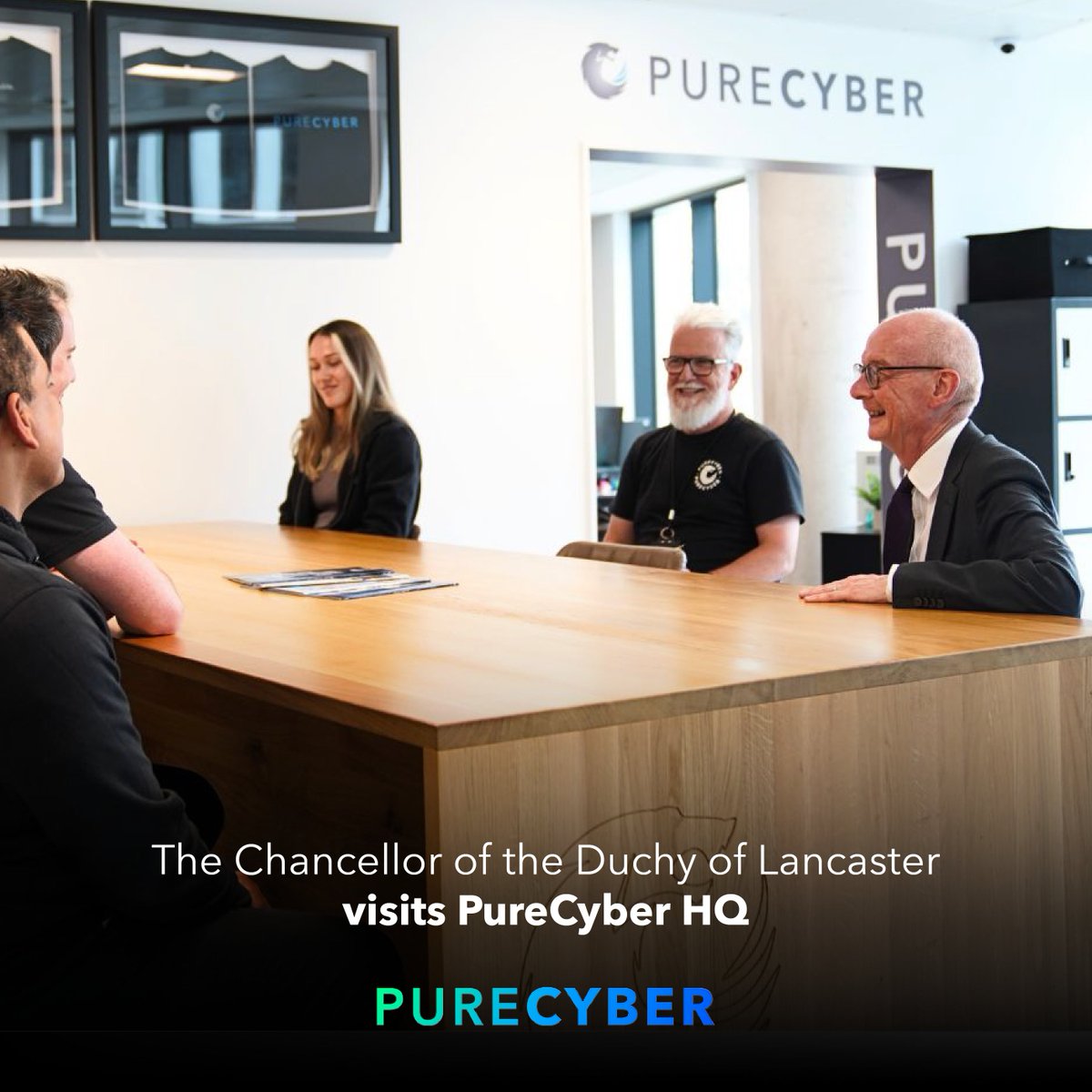 PureCyberLtd's tweet image. We were honoured to welcome The Rt Hon Pat McFadden MP, Chancellor of the Duchy of Lancaster and @cabinetofficeuk Minister for Intergovernmental Relations, to the PureCyber office yesterday.
Thank you to the Minister & his team for a fantastic visit.
#PureCyber #CyberSecurity