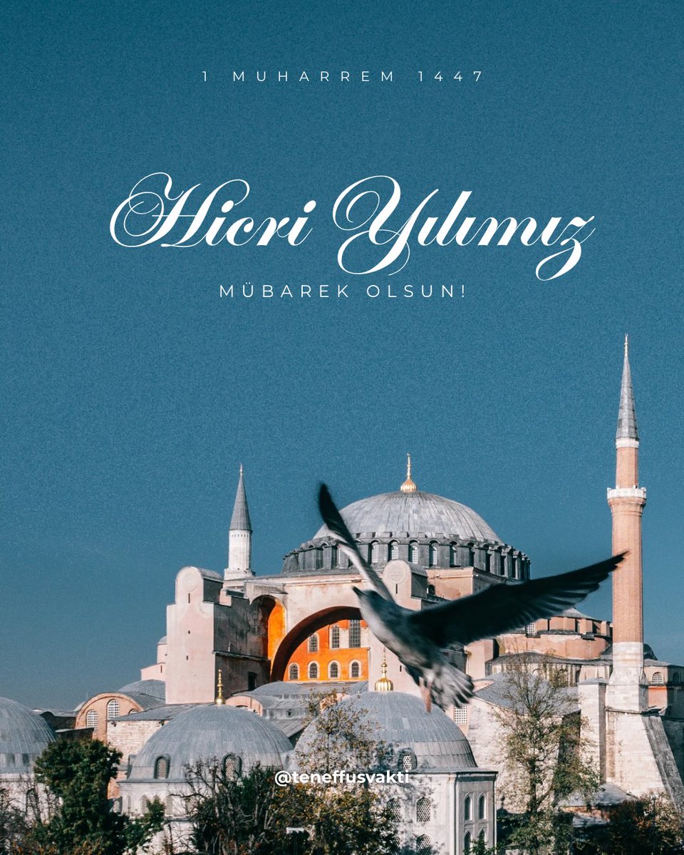 Hicri Yılımız Mübarek Olsun!

Resulullah’ın (as) Mekke’den Medine’ye hicretinin 1447. yılı

#HicriYılbaşı