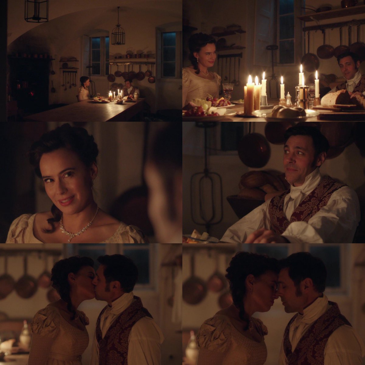 Cute date idea: we meet in the kitchen for [dinner] for the rest of our lives. 
#Sanditon #SamuelandSusan 🕯️❤️🕯️
