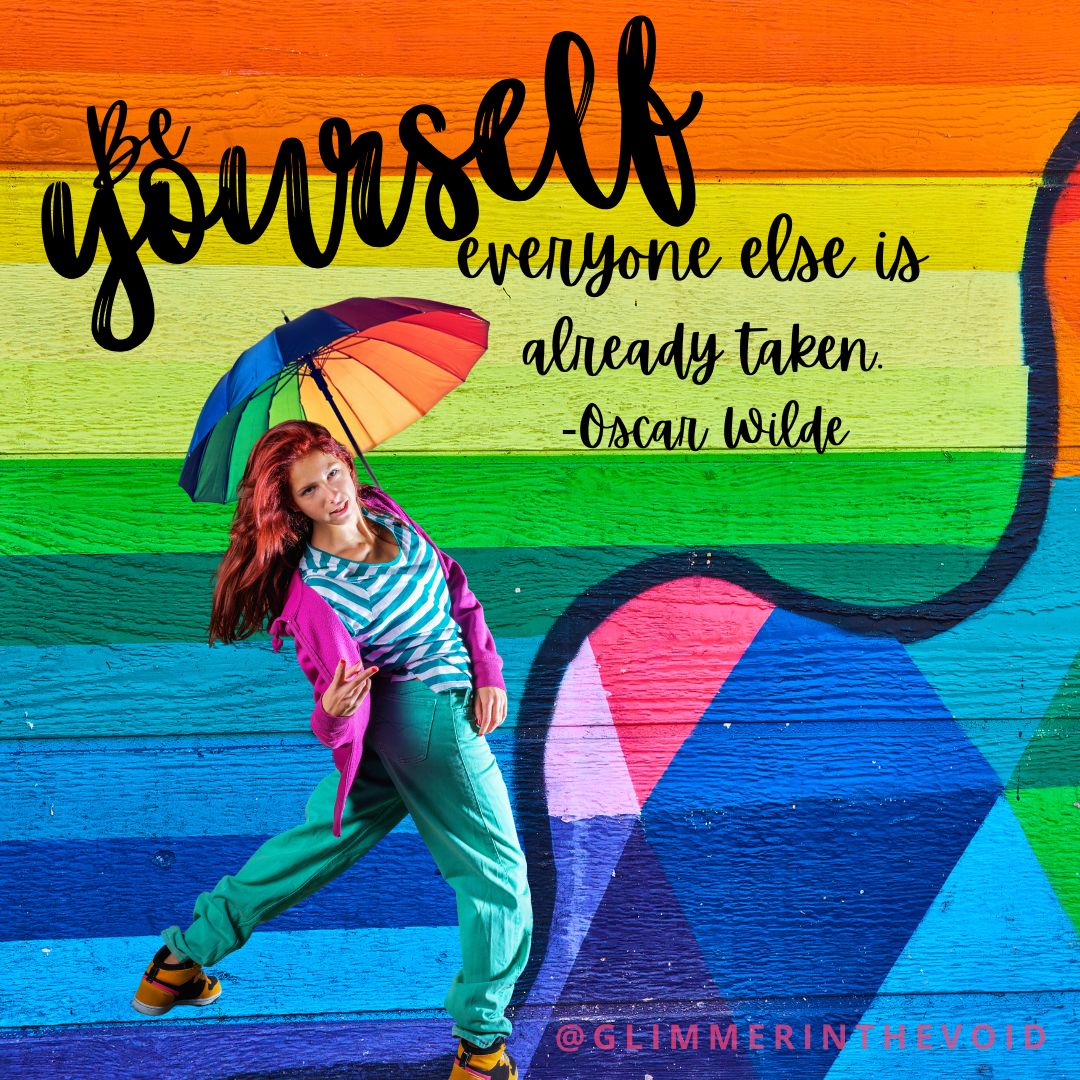 VoidGlimmers's tweet photo. ✨✨Be yourself; everyone else is already taken.  ✨✨-Oscar Wilde ✨✨ #GlimmerInTheVoid #TodaysThought #QotD #Quote #OscarWilde #oscarwildequotes #Happiness #HappinessFromWithin Get more Glimmers at https://t.co/L9yVHdOU8L https://t.co/9gER4I0c7Y
