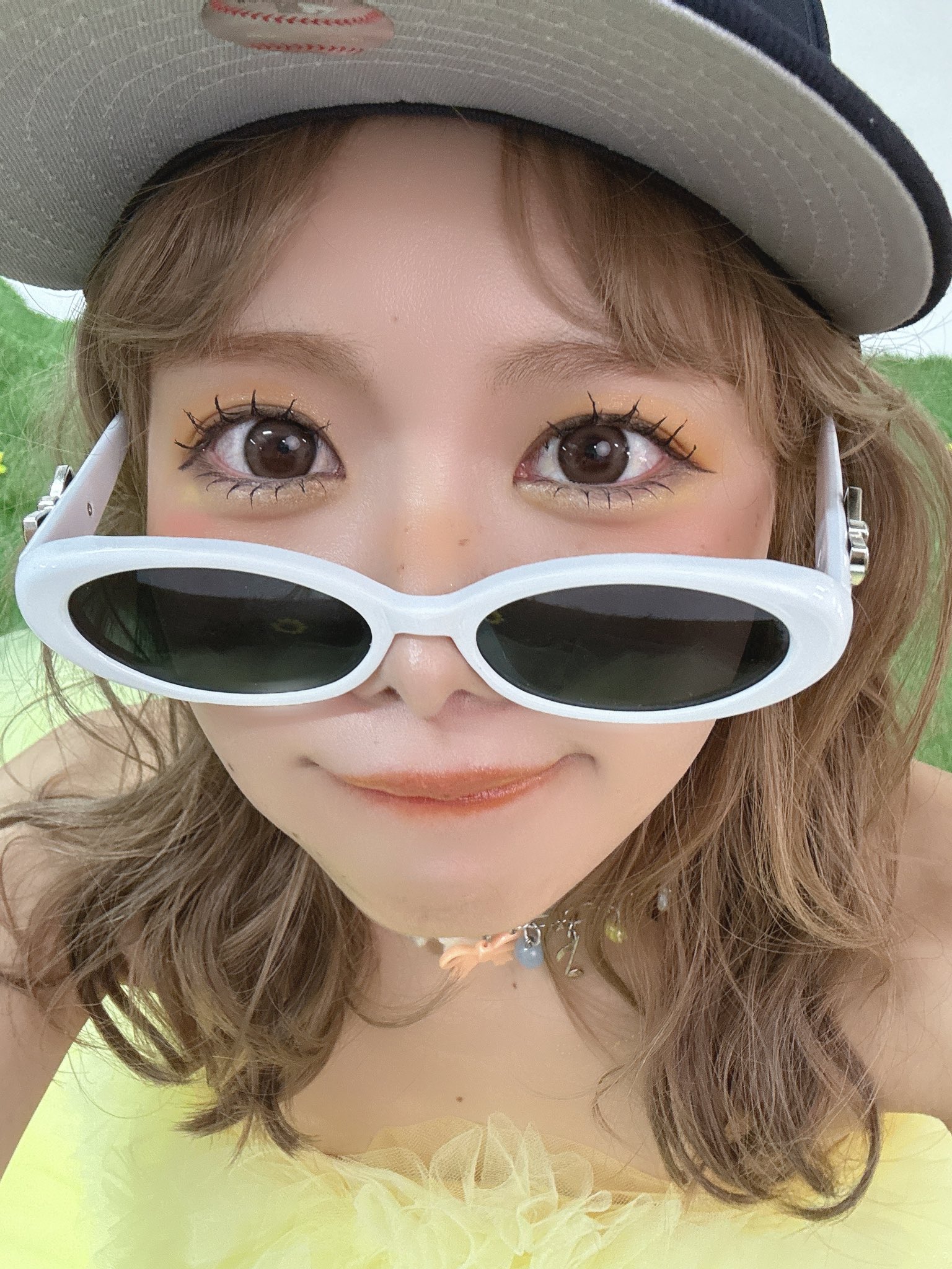 仲川瑠夏　帽子 FRUITS ZIPPER・仲川瑠夏、“お気に入りの帽子”を使ったコーデを
