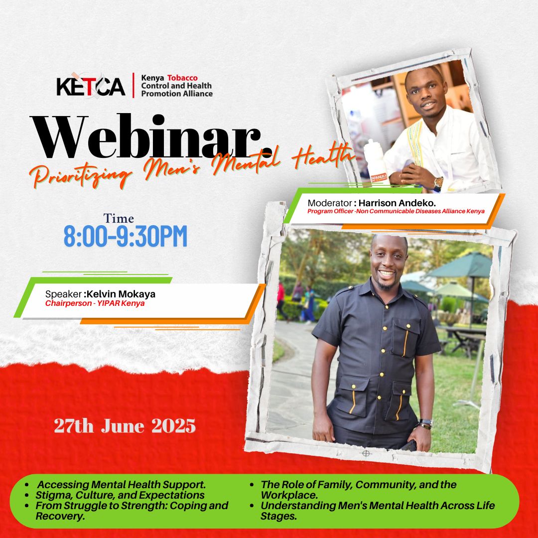 MokayaKelvinOb's tweet photo. 🧠💬 Prioritizing Men’s Mental Health

Join us for a powerful webinar as we spotlight men’s mental health during #MensMentalHealthAwarenessMonth

📍 Link to Join: https://t.co/cETI6LlqRs

🔊 This is not just a conversation — it’s a Call to Action! 

#MensMentalHealthMatters https://t.co/OctOwT8LCL