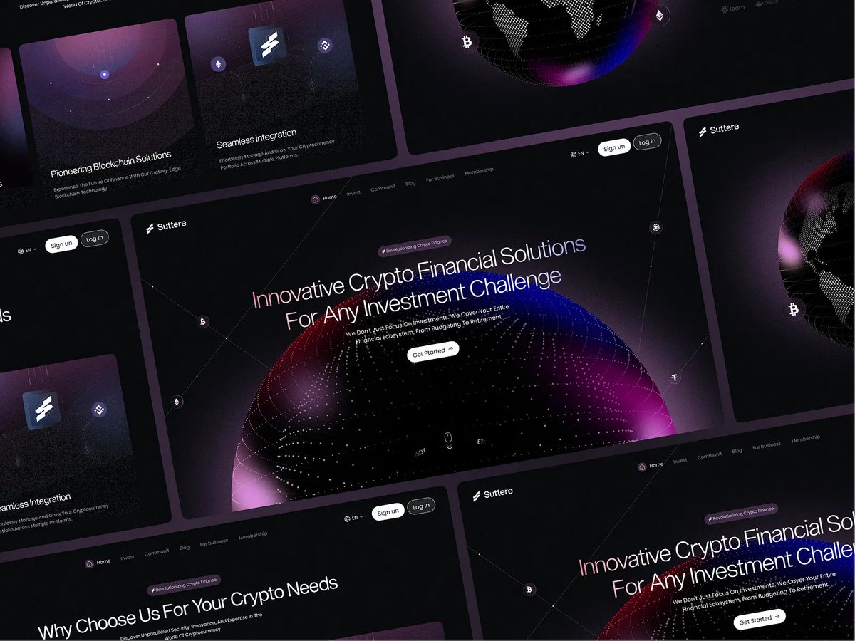 levis_ui's tweet photo. The crypto space is fast-paced and competitive. We design landing pages that cut through the noise and grab attention with impactful visuals and compelling copy. ⚡️ https://t.co/EYnNmDCmxk
