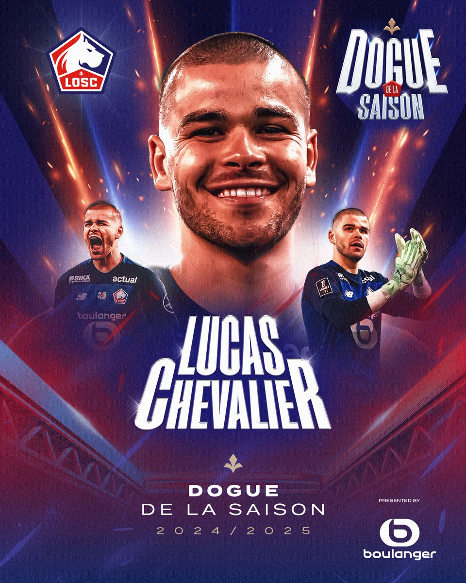 𝑳𝒖𝒄𝒂𝒔 𝑪𝒉𝒆𝒗𝒂𝒍𝒊𝒆𝒓, 𝑫𝒐𝒈𝒖𝒆 𝒅𝒆 𝒍𝒂 𝒔𝒂𝒊𝒔𝒐𝒏 24-25 by @Boulanger 🥇🏆

Pour la deuxième saison consécutive, vous avez élu l'Enfant du Coin Dogue de la saison 🤩

Félicitations Lucas 👏