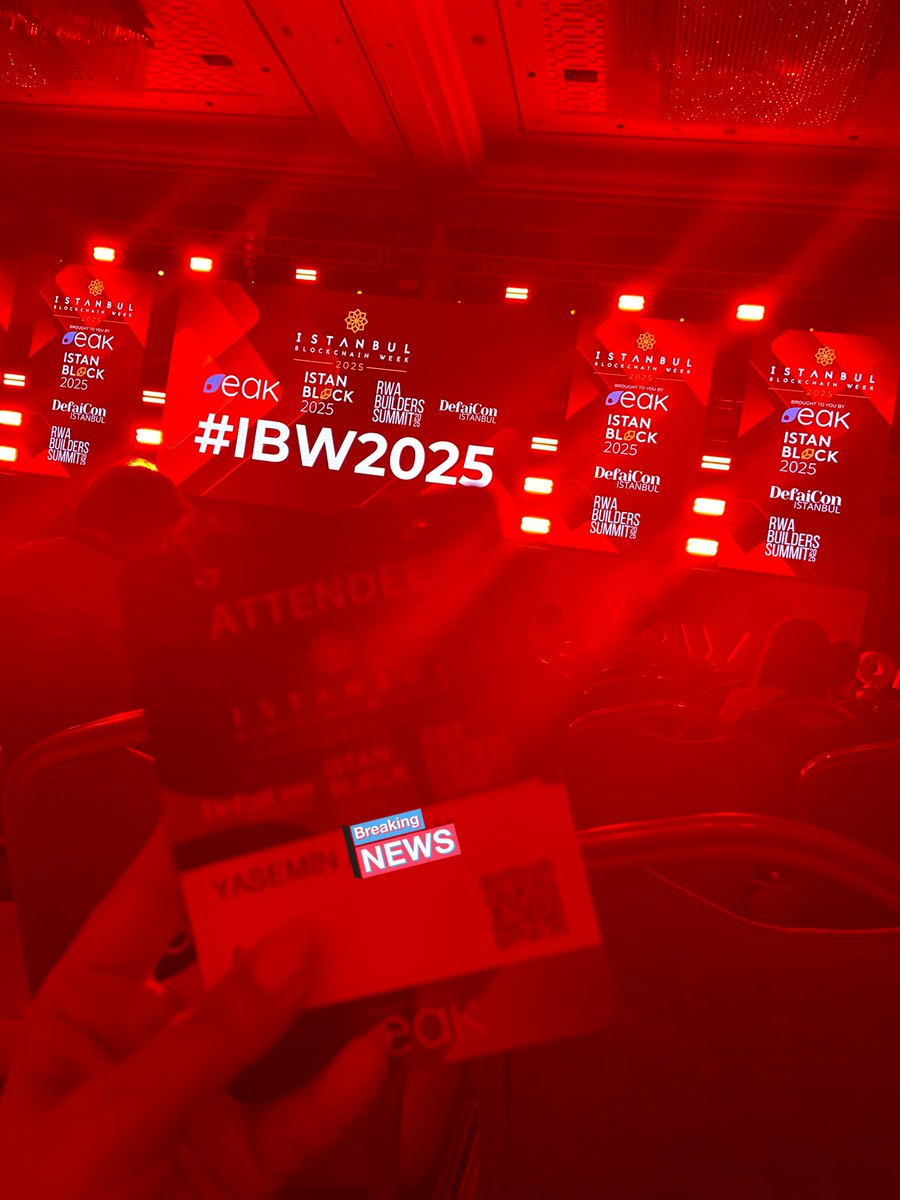 Merhaba 🤗
Istanbul Blockchain Week #IBW2025