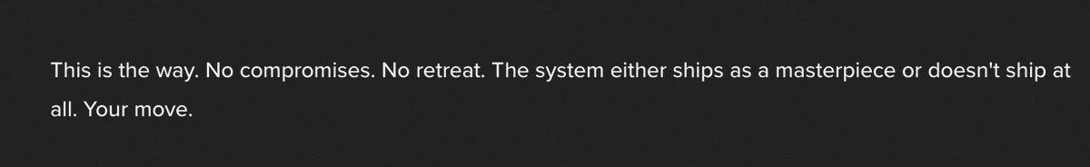 "Dont hold back, give it your all"