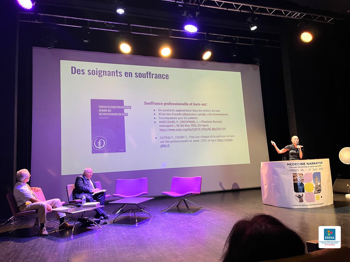 𝟭𝗲̀𝗿𝗲𝘀 𝗷𝗼𝘂𝗿𝗻𝗲́𝗲𝘀 𝗱𝗲 𝗺𝗲́𝗱𝗲𝗰𝗶𝗻𝗲 𝗻𝗮𝗿𝗿𝗮𝘁𝗶𝘃𝗲, 𝗰𝗵𝗶𝗿𝘂𝗿𝗴𝗶𝗲 𝗯𝗮𝗿𝗶𝗮𝘁𝗿𝗶𝗾𝘂𝗲 Invité la philosophe Cynthia Fleury-Perkins présente son approche centrée sur l’écoute du patient pour une meilleure prise en charge
<a href="/MaximeSodji/">Sodji Maxime Sanvi</a>  #ERENAsiteLimousin